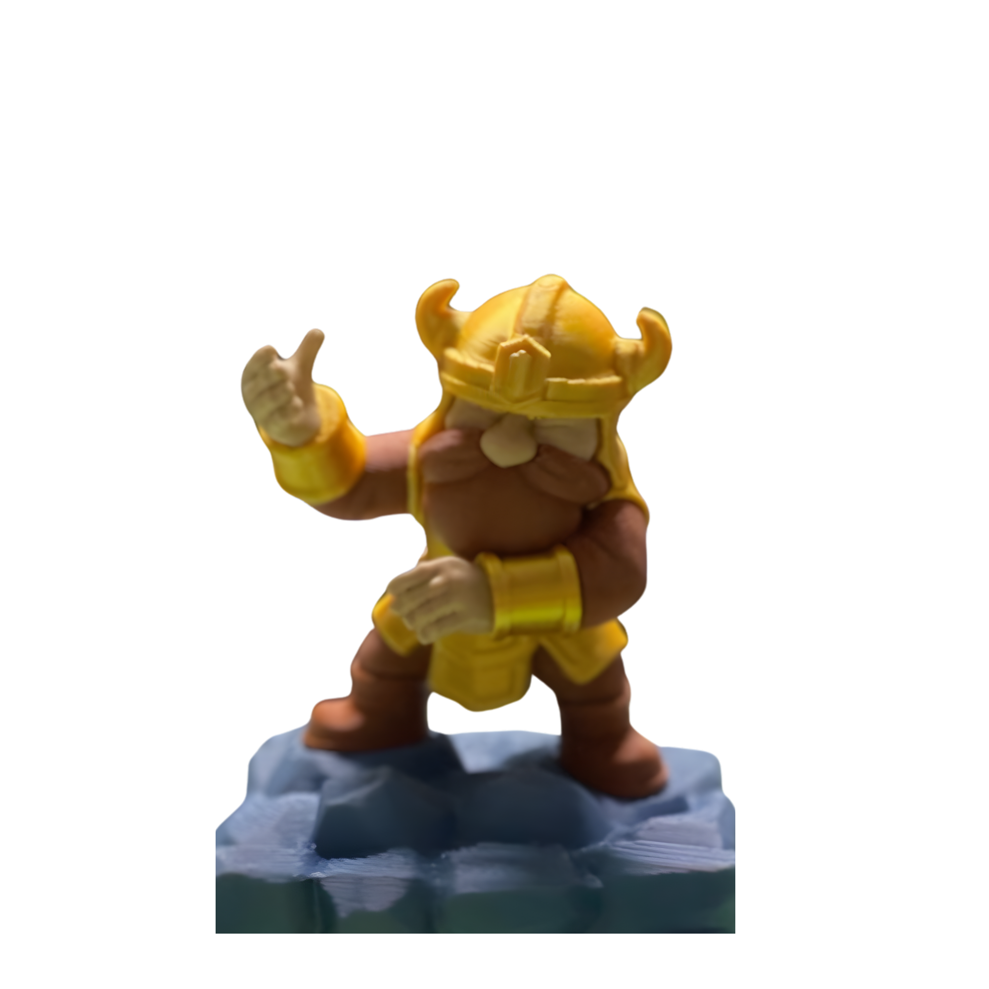 Viking Warrior Decorative Figurine – Fantasy Desk & Shelf Home Décor – BuildInk