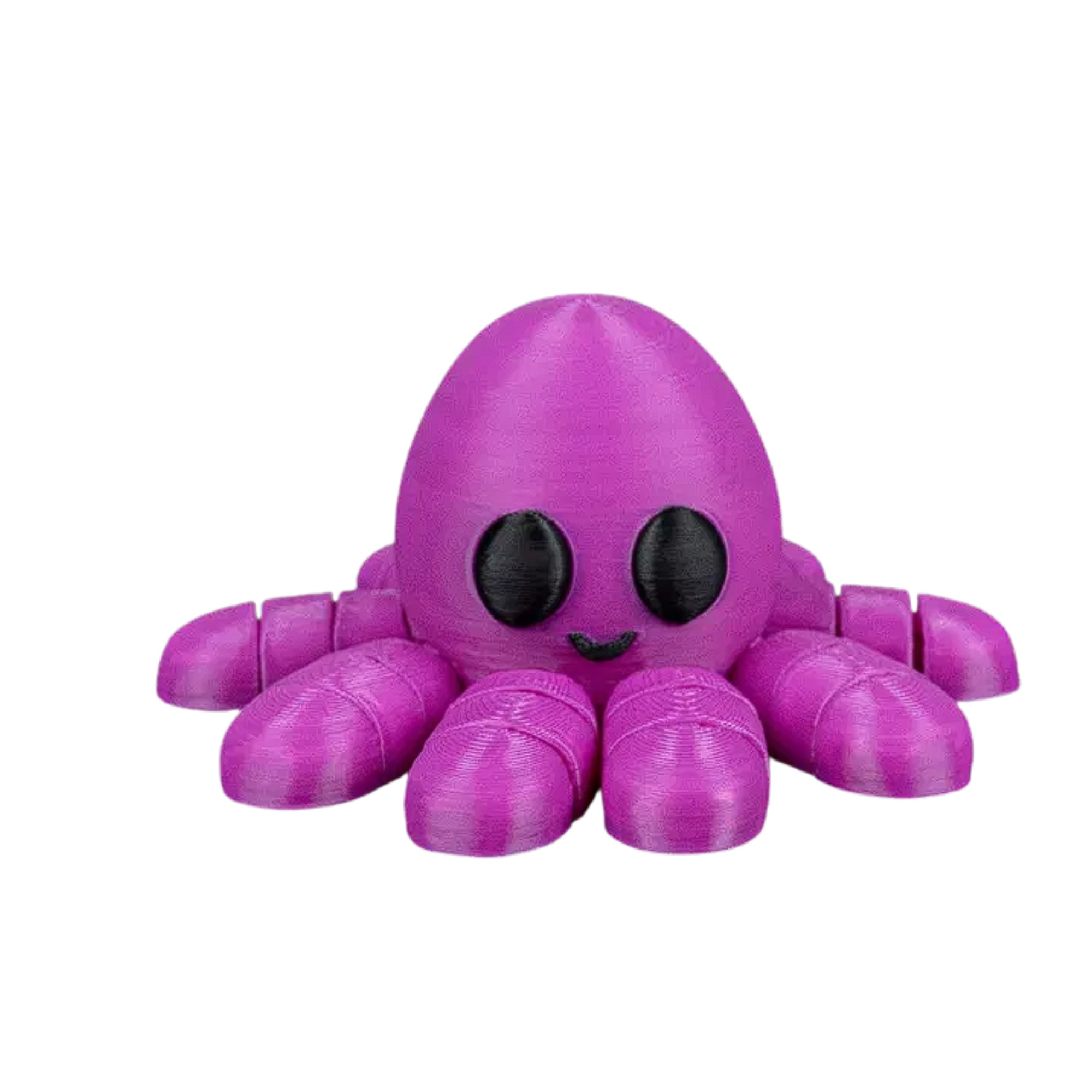 BuildInk™ 3D Printed Octopus Figurine – Cute Desk Decor – Mini Octopus Display – Decorative Collectible – 4 x 4 x 1 Inches