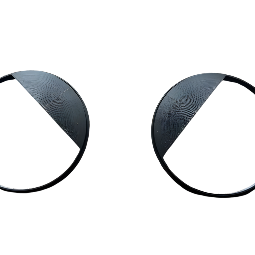 Front Headlight Eye Trim Compatible with Gladiator 2018–2023 – 3D Printed Insert – Custom Look Accessory