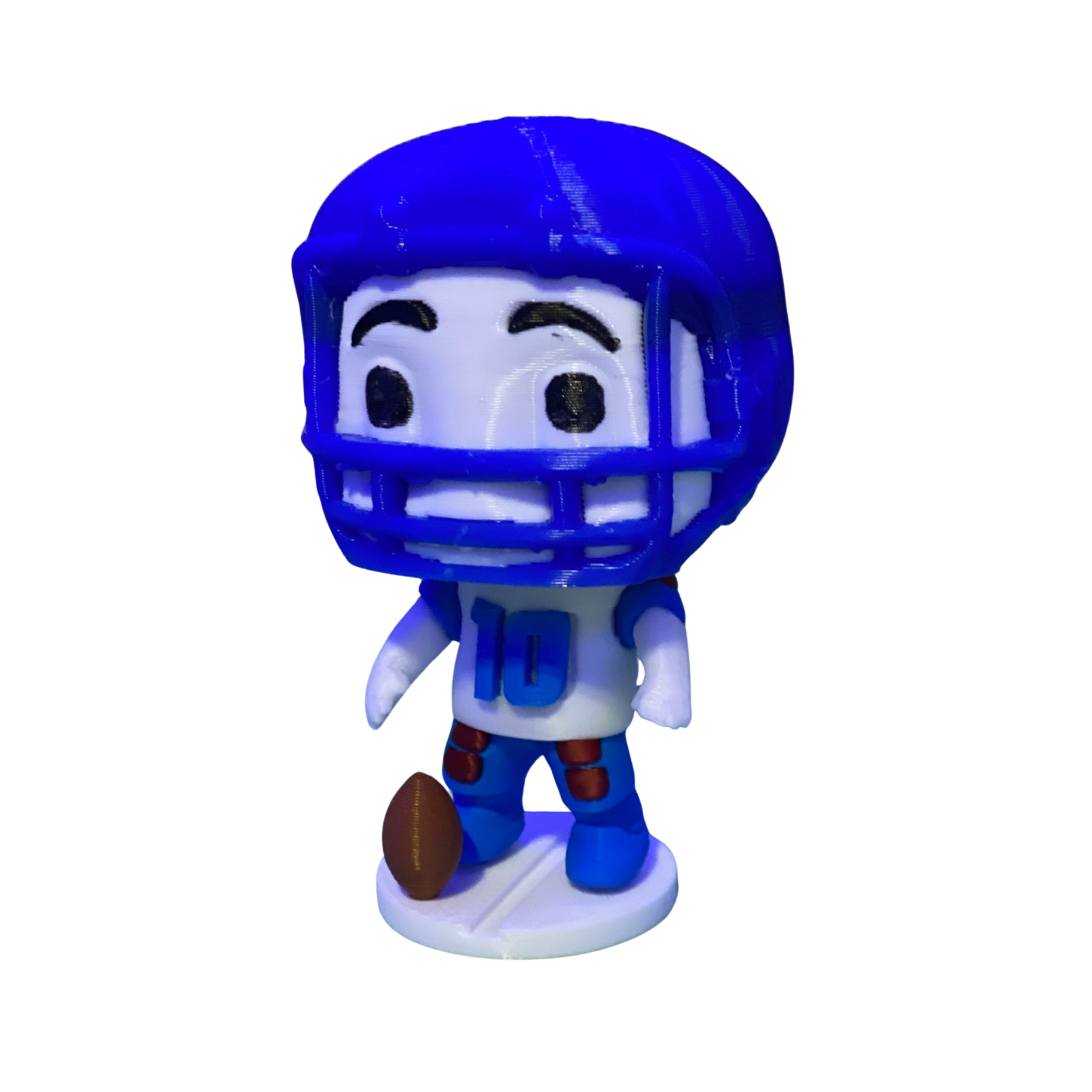 3D Printed Football Player Figurine – 3.5 Inch – Made to Order – Desk Decor