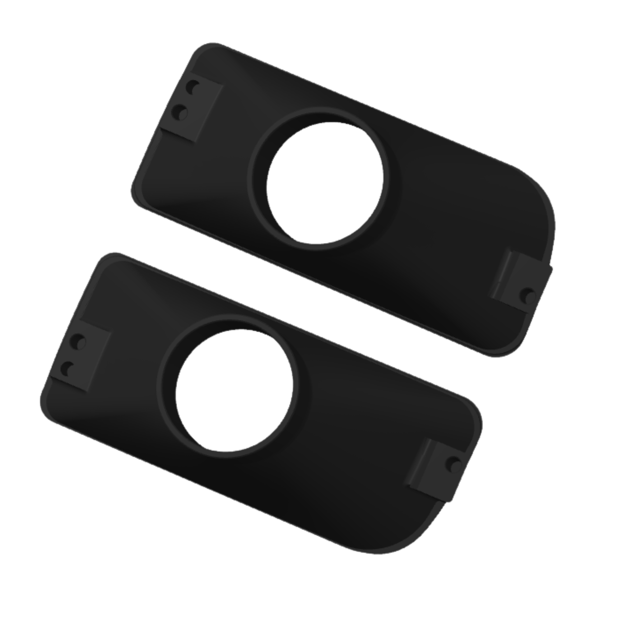 BMW E36 Fog Light Air Duct Set Left & Right – Cold Air Intake – 3D Printed PETG