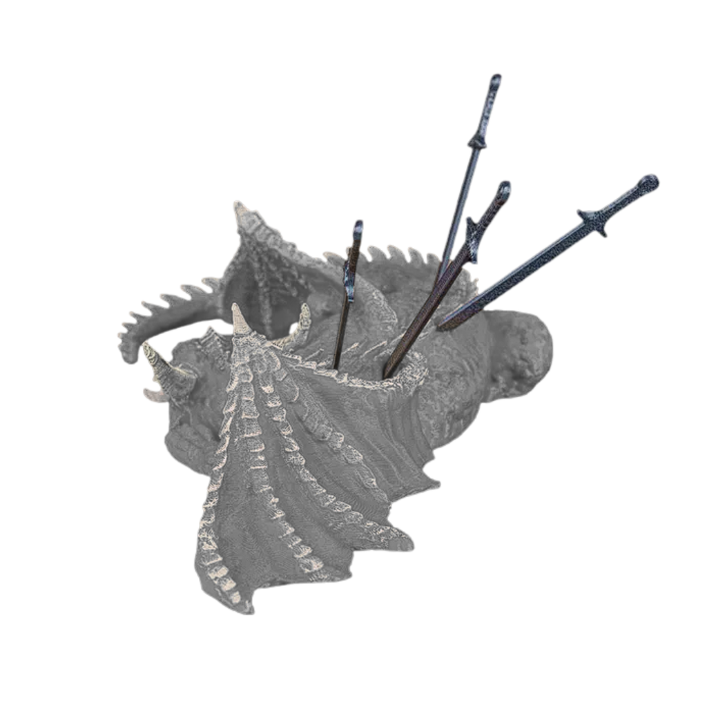 BuildInk™ Dragon’s End Bookmark – 3D Printed Fantasy Dragon Page Marker – Decorative Book Accessory – 15 cm