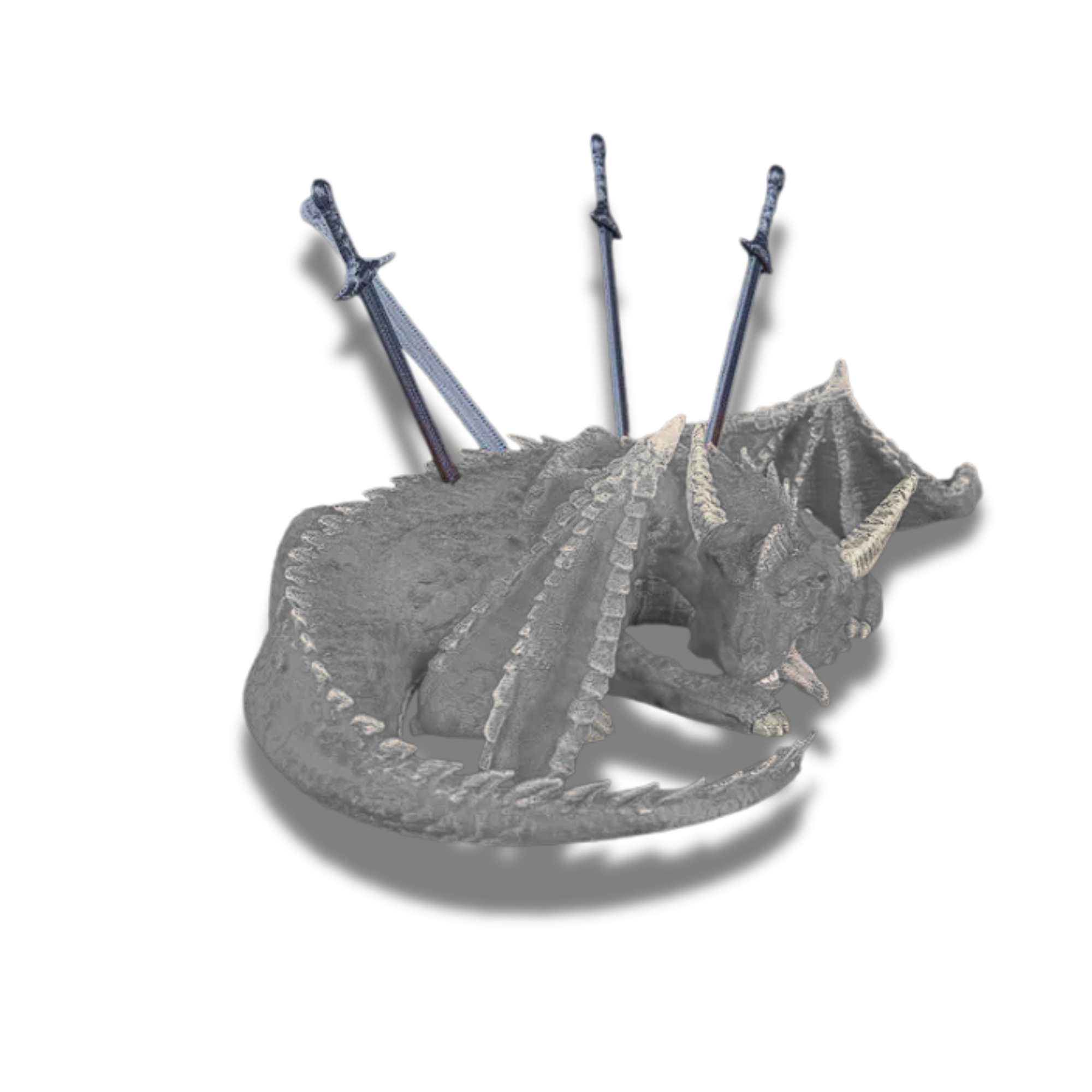 BuildInk™ Dragon’s End Bookmark – 3D Printed Fantasy Dragon Page Marker – Decorative Book Accessory – 15 cm