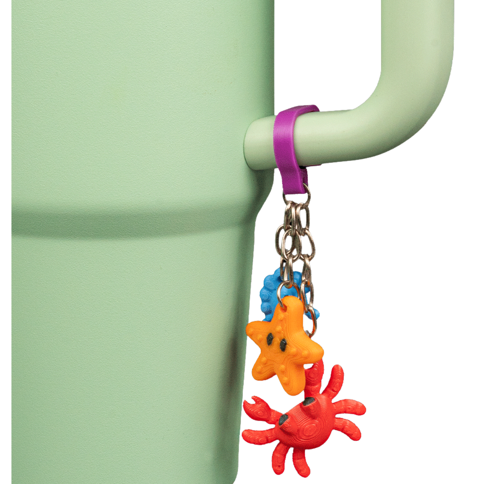 Deep Sips – Straw Topper & Ocean Charm Set (3-Pack) – 3D Printed Cup Accessories – Random Colors