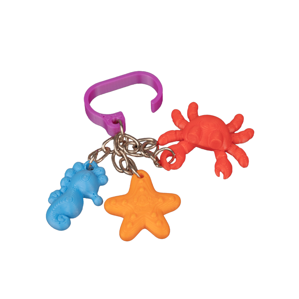 Deep Sips – Straw Topper & Ocean Charm Set (3-Pack) – 3D Printed Cup Accessories – Random Colors