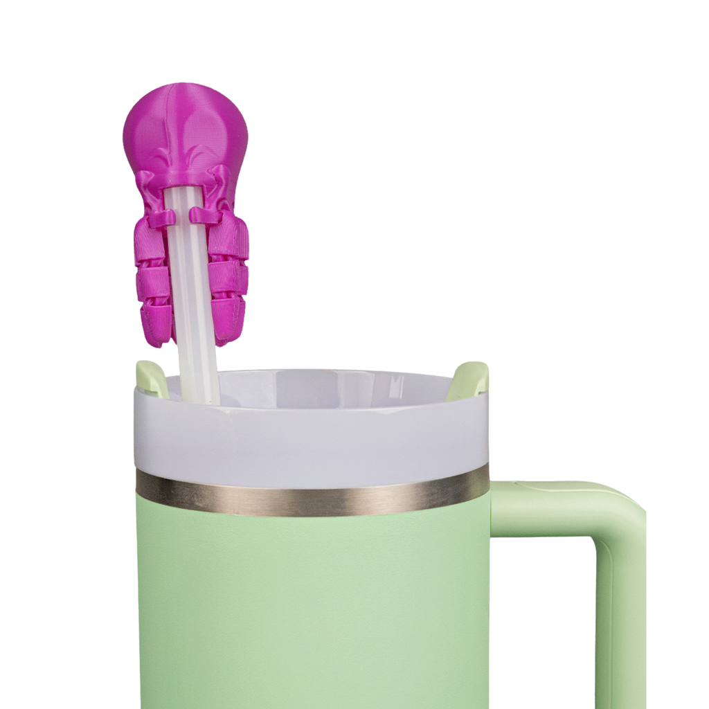 Deep Sips – Straw Topper & Ocean Charm Set (3-Pack) – 3D Printed Cup Accessories – Random Colors