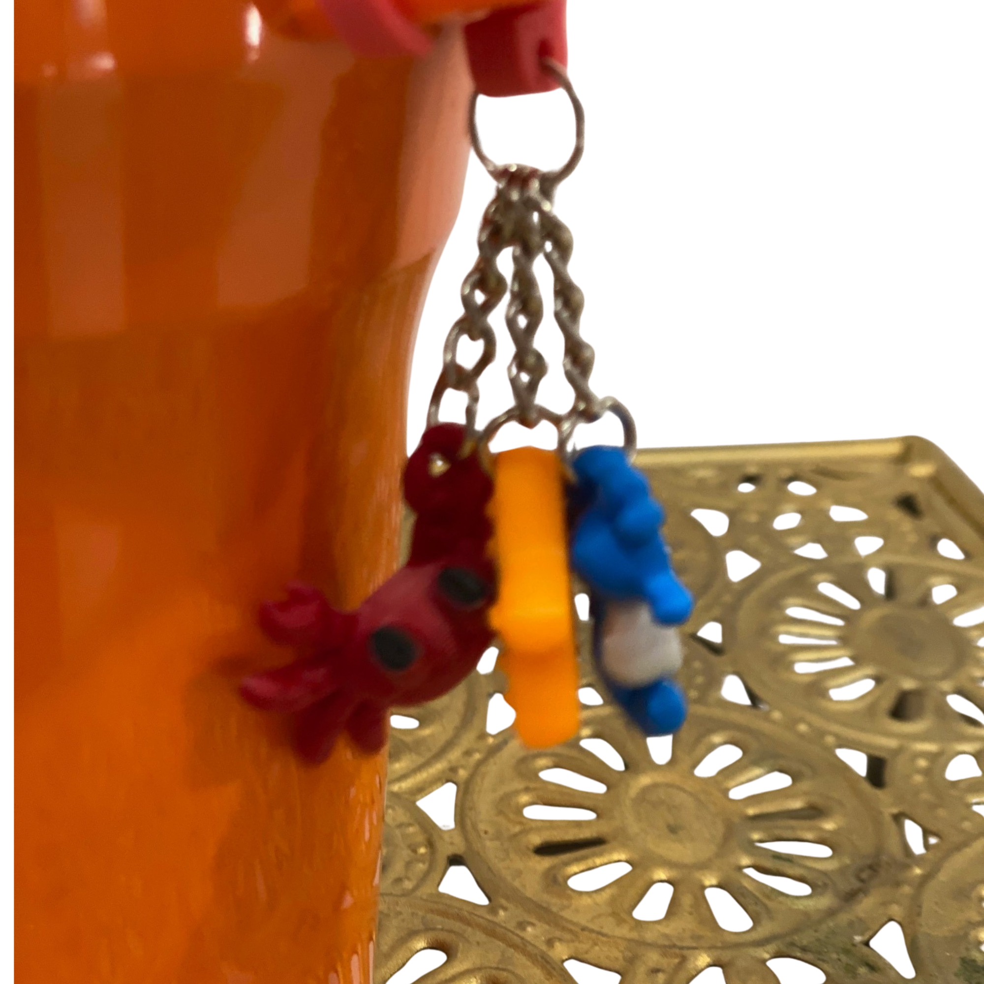 3-Pack Straw Toppers + Cup Charms Set – Cute 3D Printed Animals – Random Colors – Fits Stanley/Yeti Straws