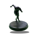 BuildInk Soccer Player Figurine – 3D Printed Football Athlete Statue – 3 Inch Sports Desk Decor Collectible – Soccer Gift for Fans