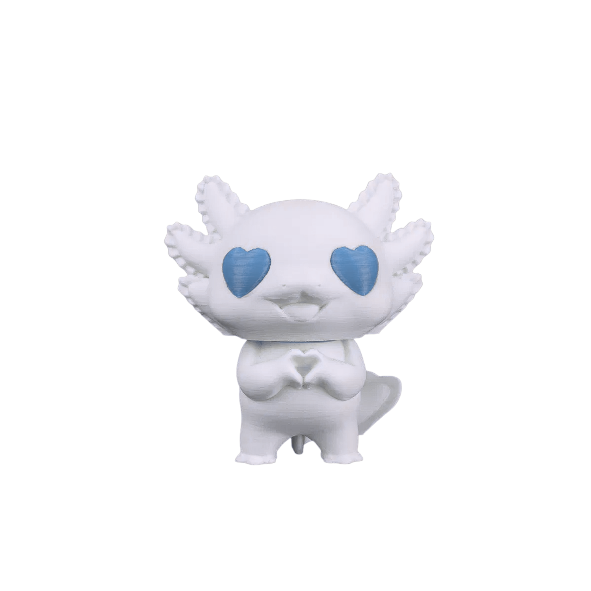 BuildInk™ DIY Axolotl Figure Kit – Interchangeable Heads & Bodies – 3D Printed Collectible Toy – Paintable Model