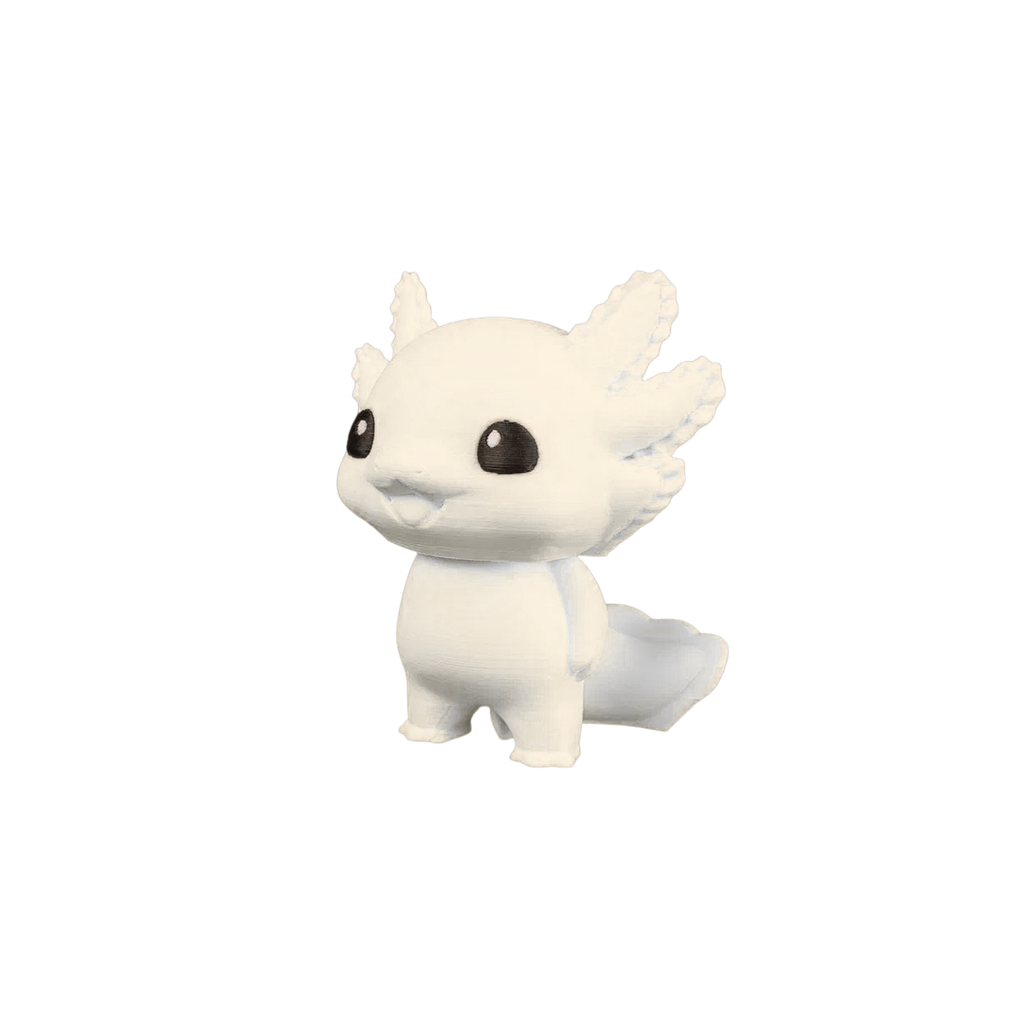 BuildInk™ DIY Axolotl Figure Kit – Interchangeable Heads & Bodies – 3D Printed Collectible Toy – Paintable Model