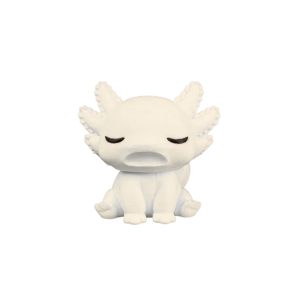 BuildInk™ DIY Axolotl Figure Kit – Interchangeable Heads & Bodies – 3D Printed Collectible Toy – Paintable Model