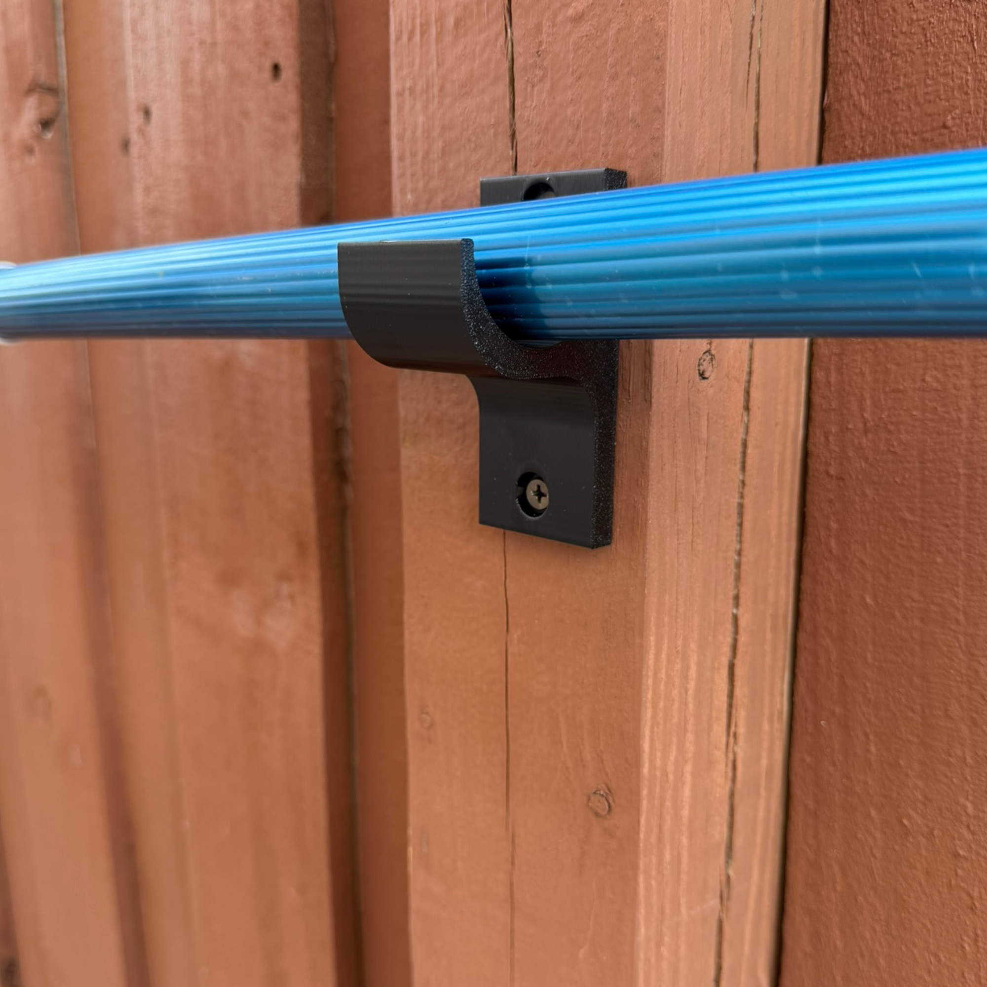 Pool Pole Holder Wall Mount – 2 Pack – Heavy Duty Tool Organizer for Pool Cleaning Equipment – Fits Standard Poles – Indoor/Outdoor Storage