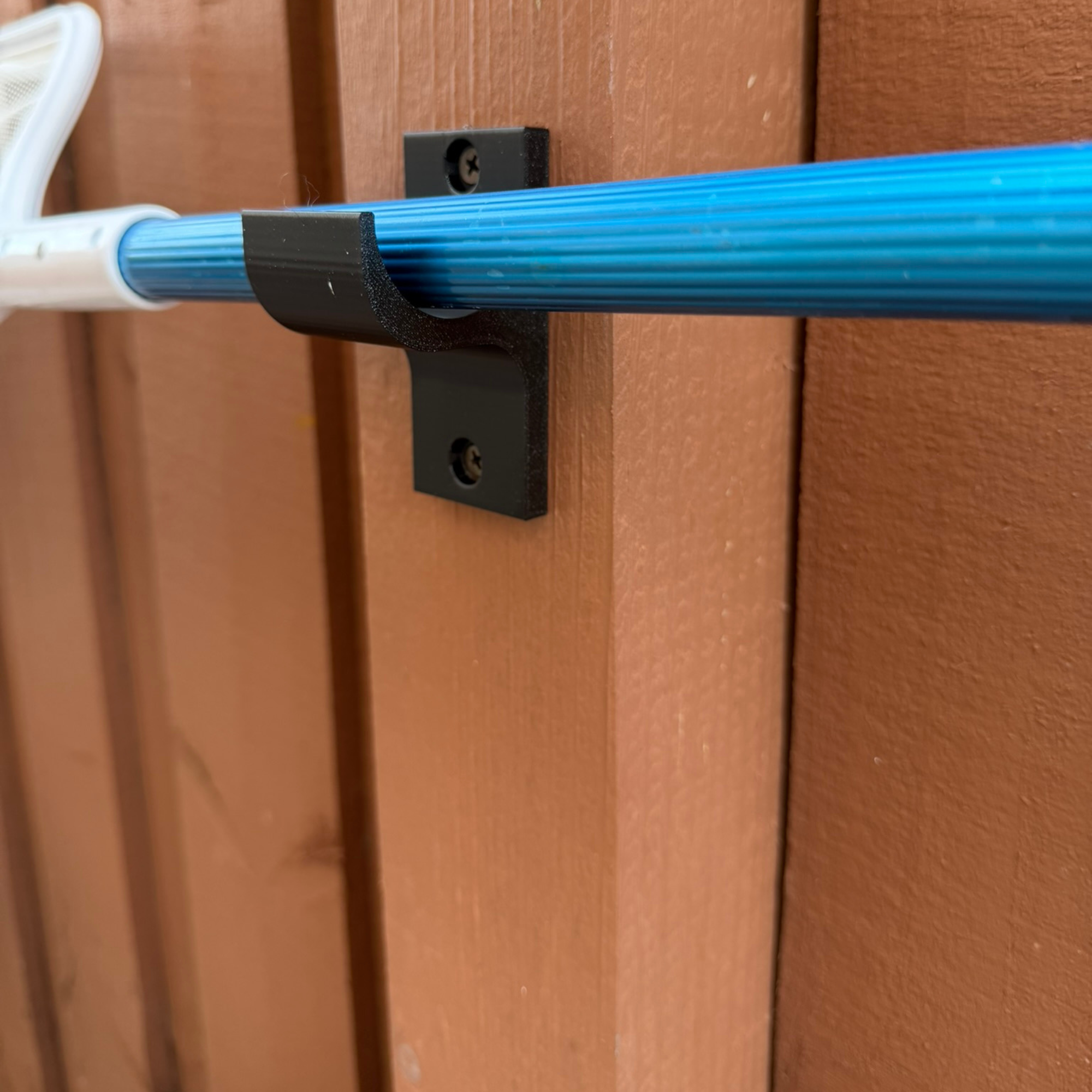 Pool Pole Holder Wall Mount – 2 Pack – Heavy Duty Tool Organizer for Pool Cleaning Equipment – Fits Standard Poles – Indoor/Outdoor Storage