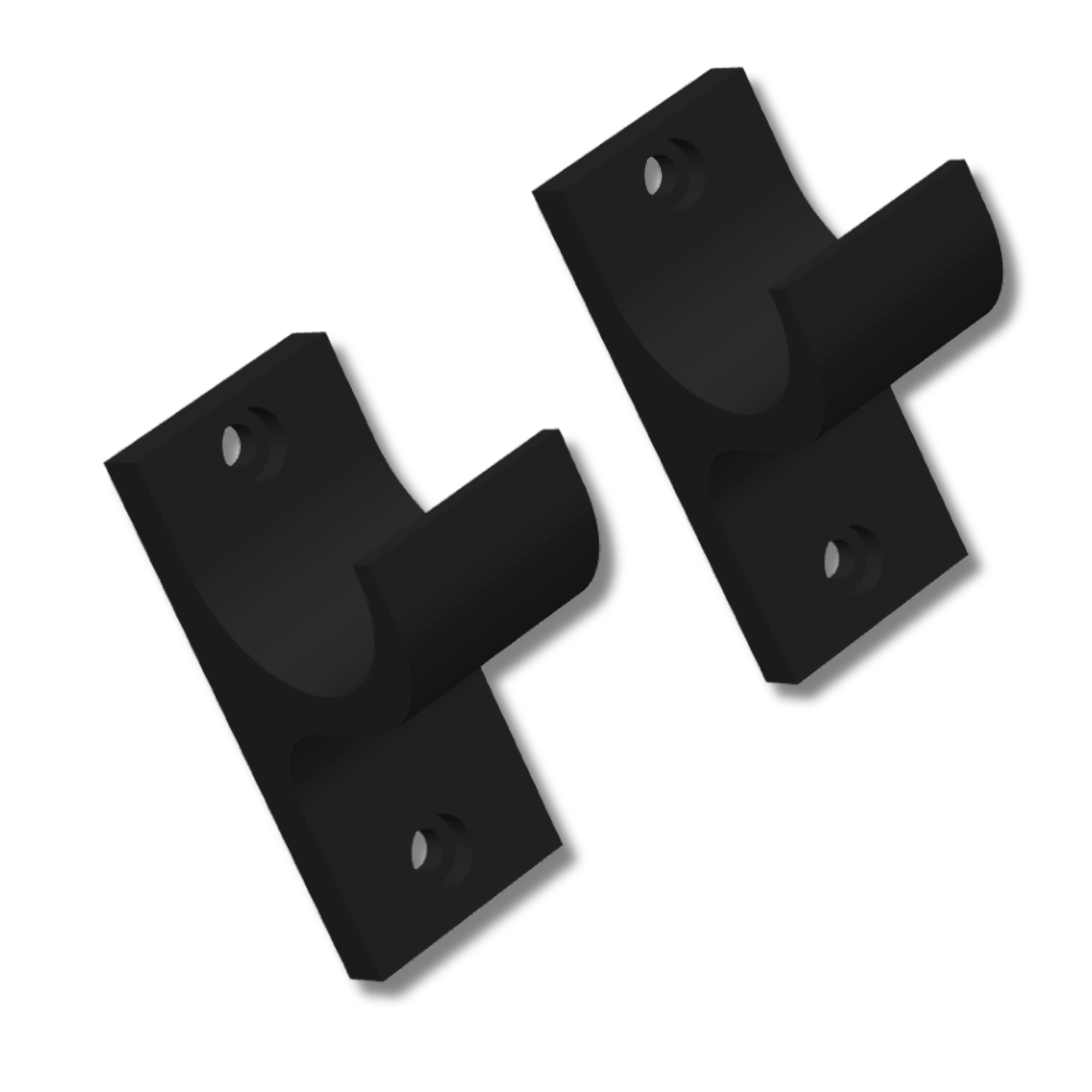 Pool Pole Holder Wall Mount – 2 Pack – Heavy Duty Tool Organizer for Pool Cleaning Equipment – Fits Standard Poles – Indoor/Outdoor Storage