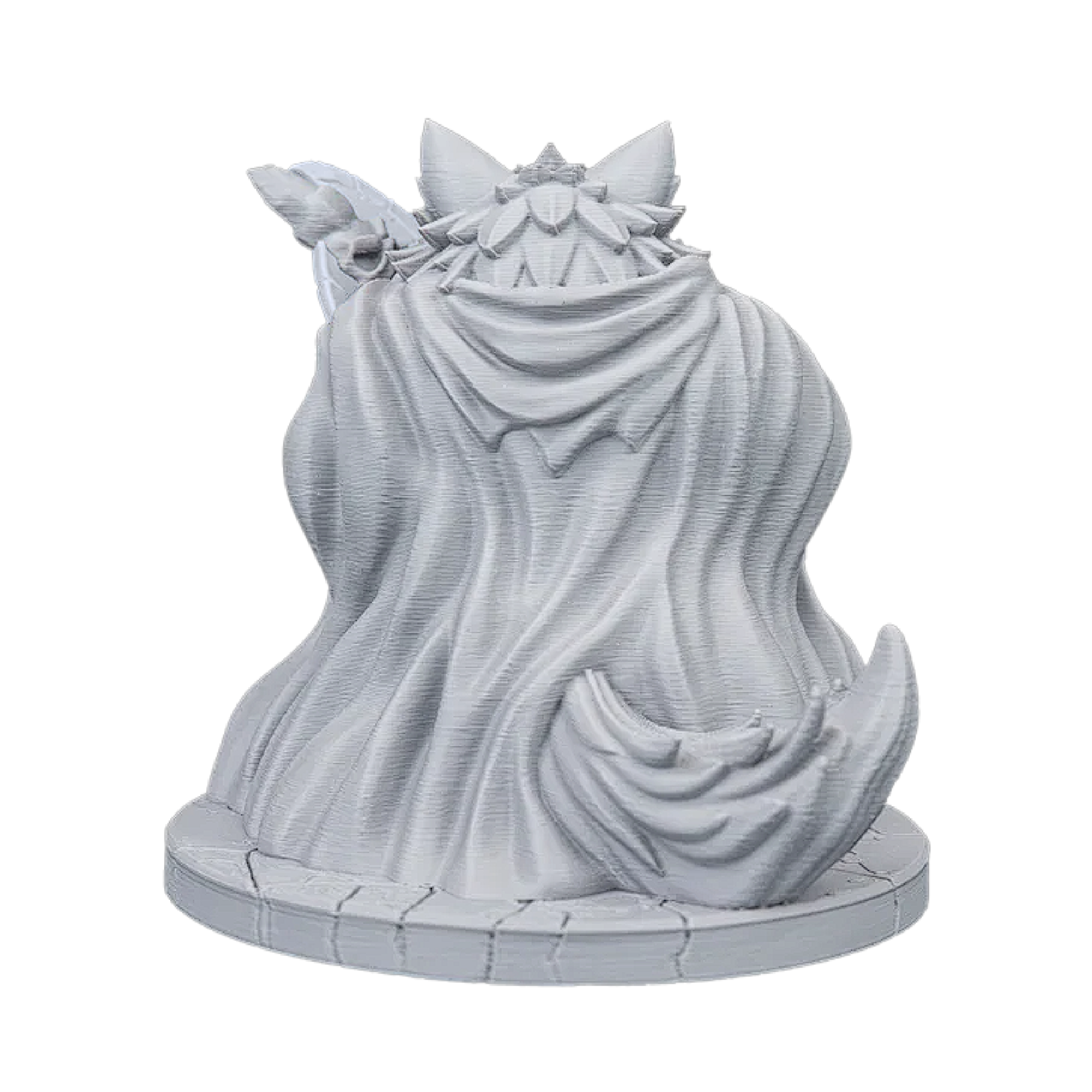 75mm Fantasy Wolf Warrior Resin Statue Unpainted Collectible Figure