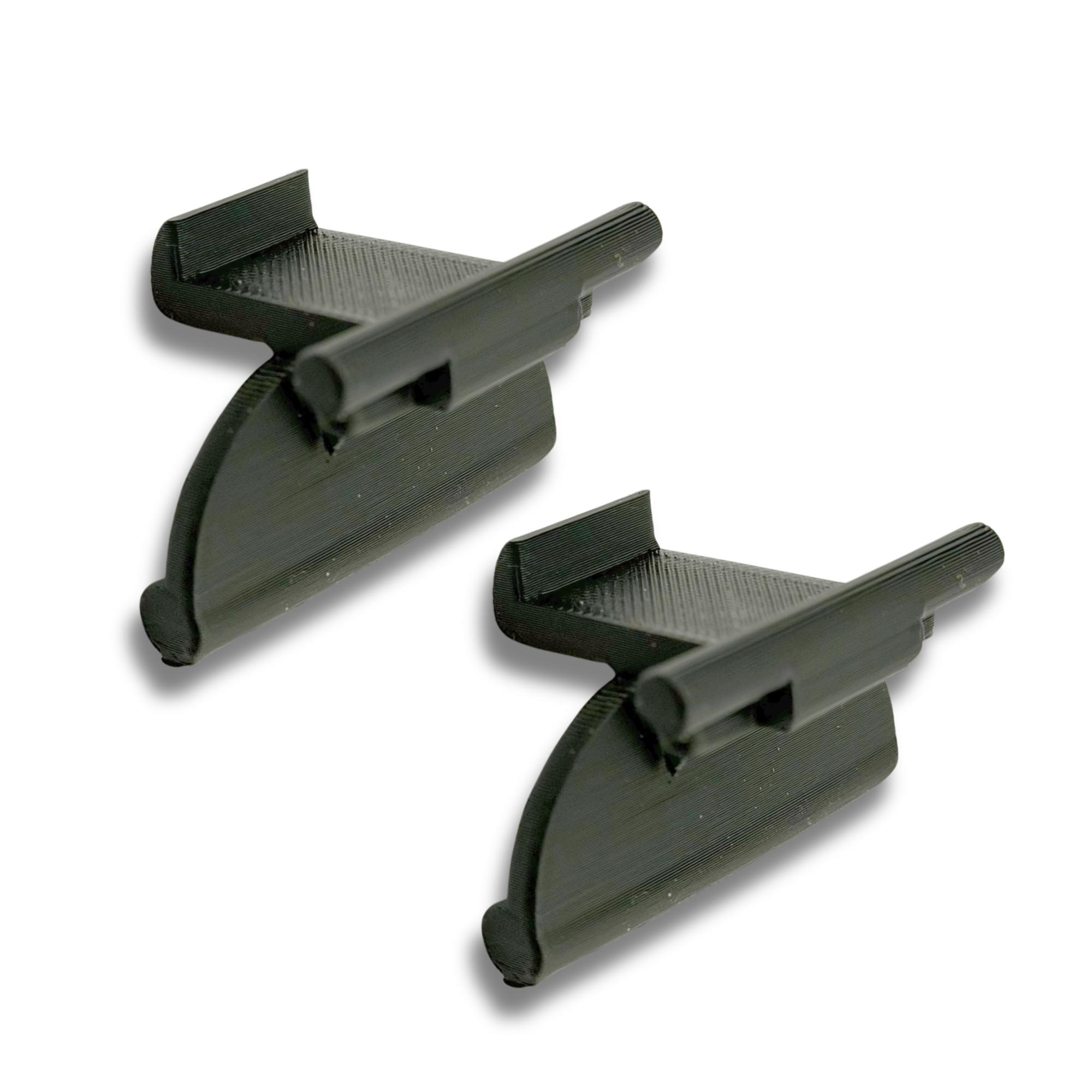2 Pair Lower Console Latch Repair Clip for 2010 Hyundai Santa Fe ASA Black