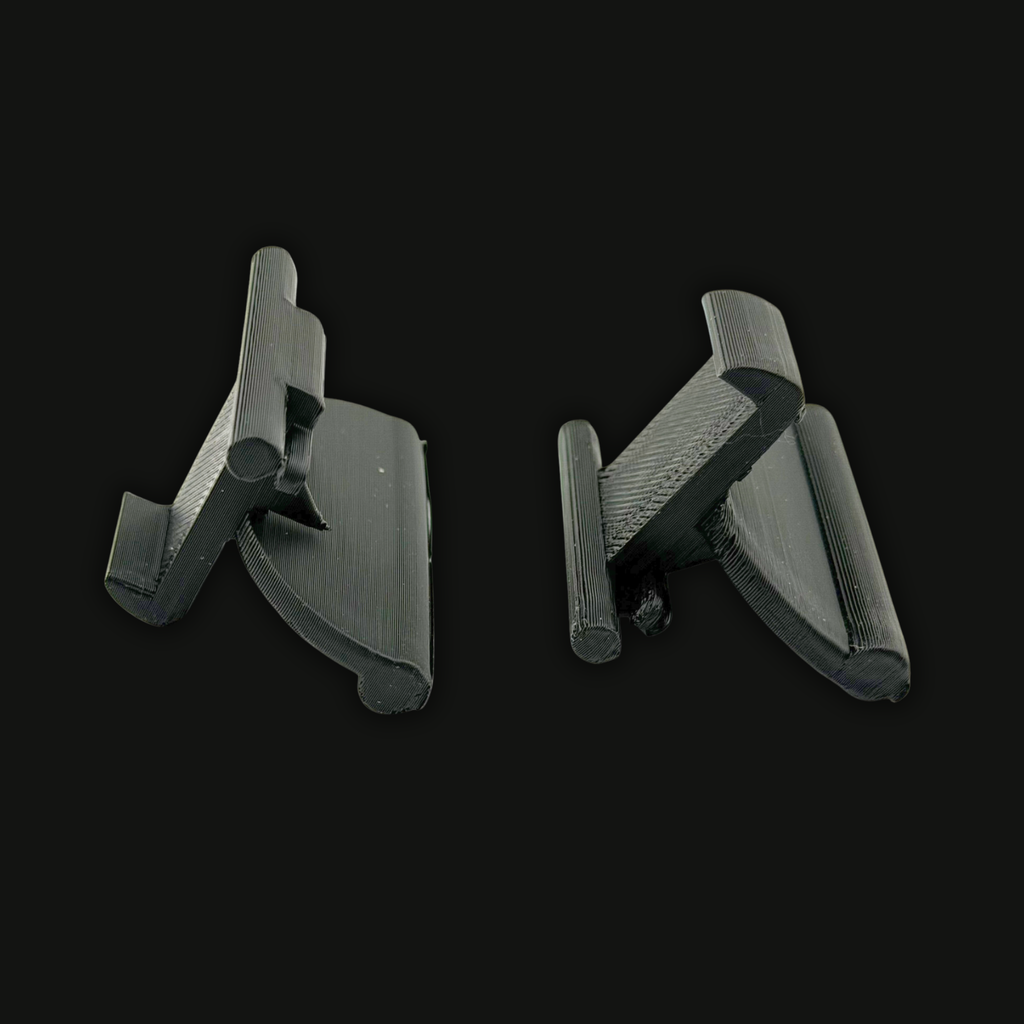 2 Pair Lower Console Latch Repair Clip for 2010 Hyundai Santa Fe ASA Black