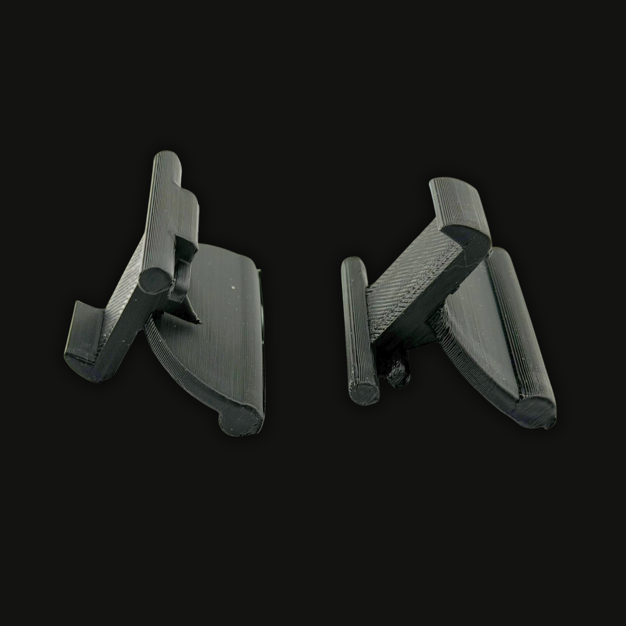 2 Pair Lower Console Latch Repair Clip for 2010 Hyundai Santa Fe ASA Black