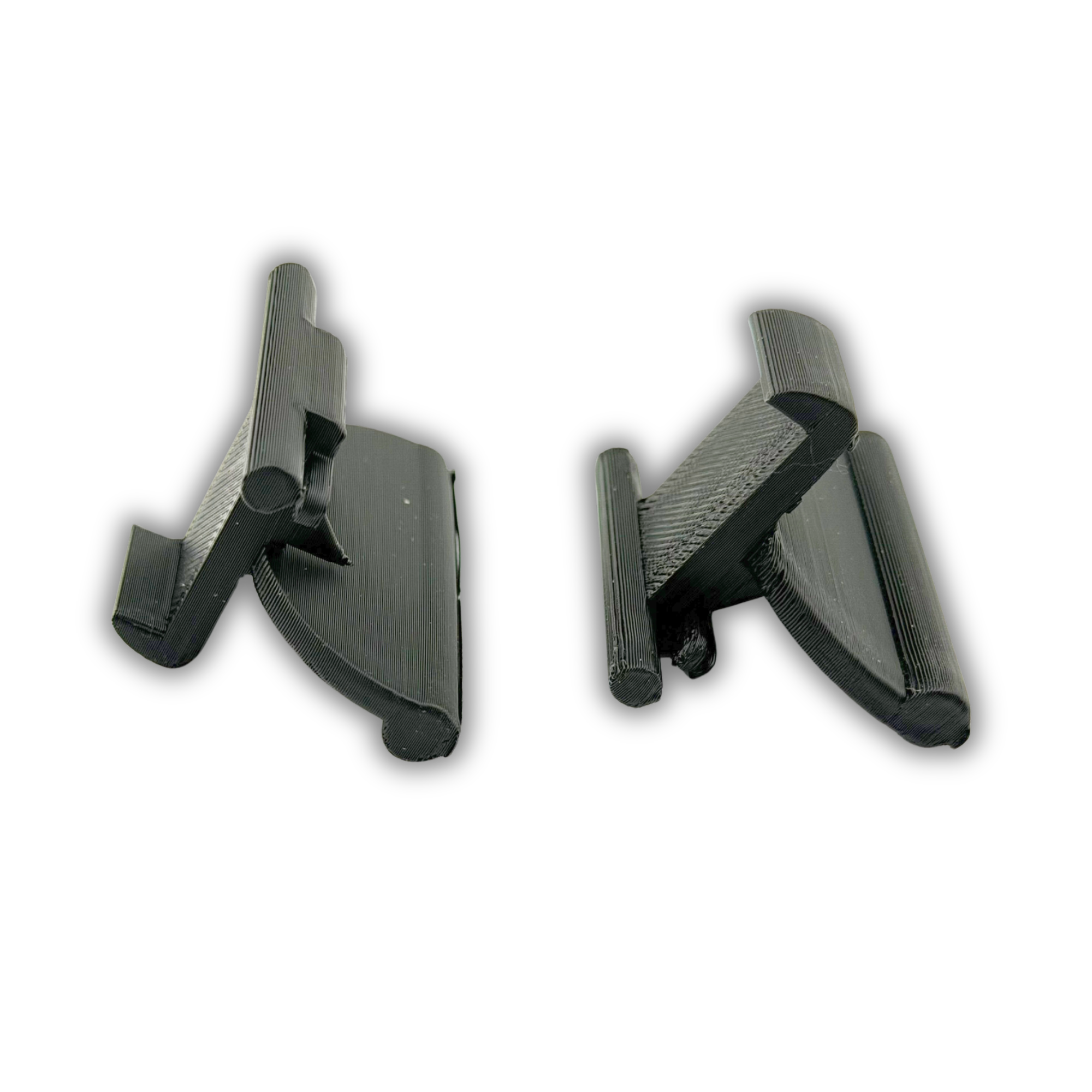 2 Pair Lower Console Latch Repair Clip for 2010 Hyundai Santa Fe ASA Black