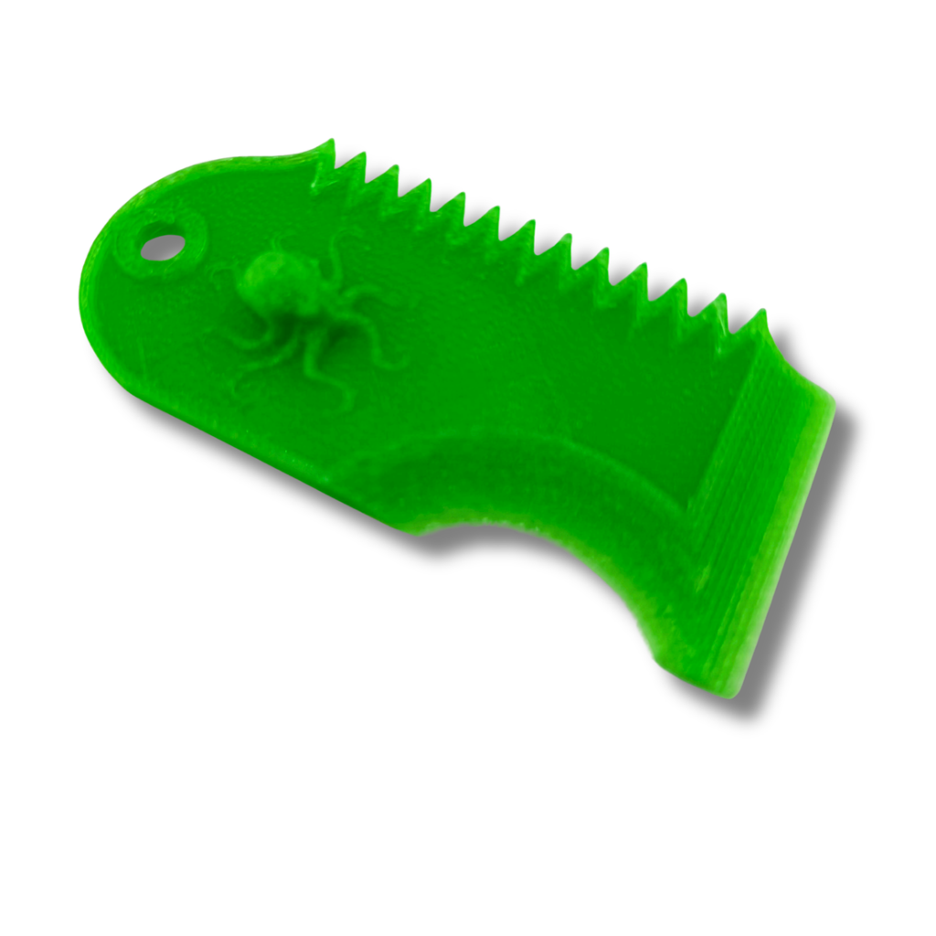 2 Pack Surf Wax Comb Octopus PETG Scraper Tool Random Colors