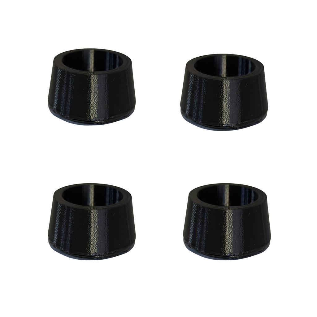 BuildInk 1-3/16" 30mm Chair Leg Caps TPU Wide Base Feet 4 Pack