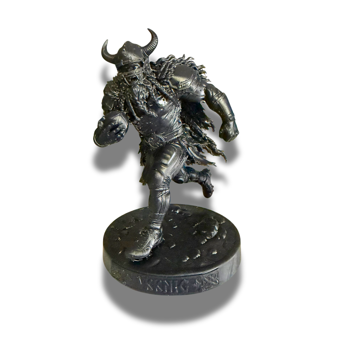 Fantasy Viking Warrior Figurine 6.5" Norse Football Player Resin Statue