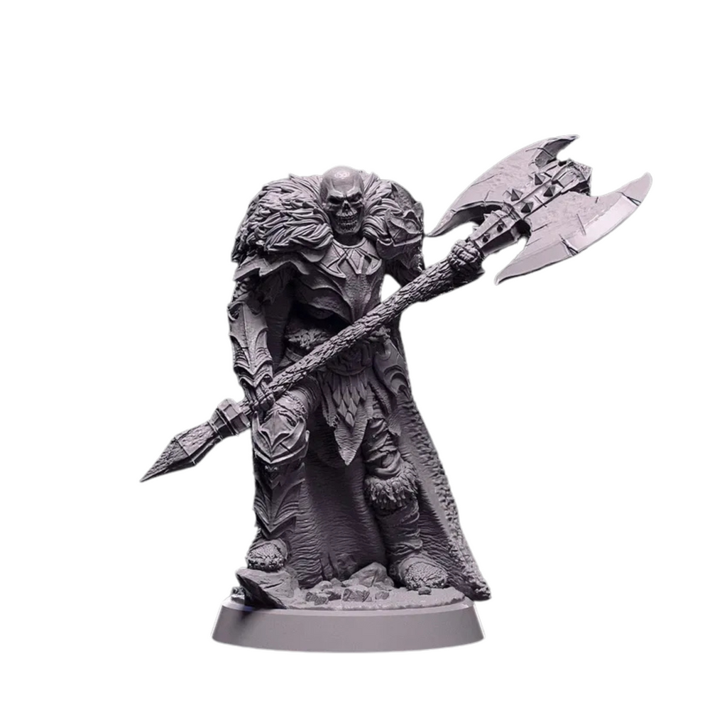 Undead Warlord - 3D Printed Resin Miniature | 32mm / 75mm