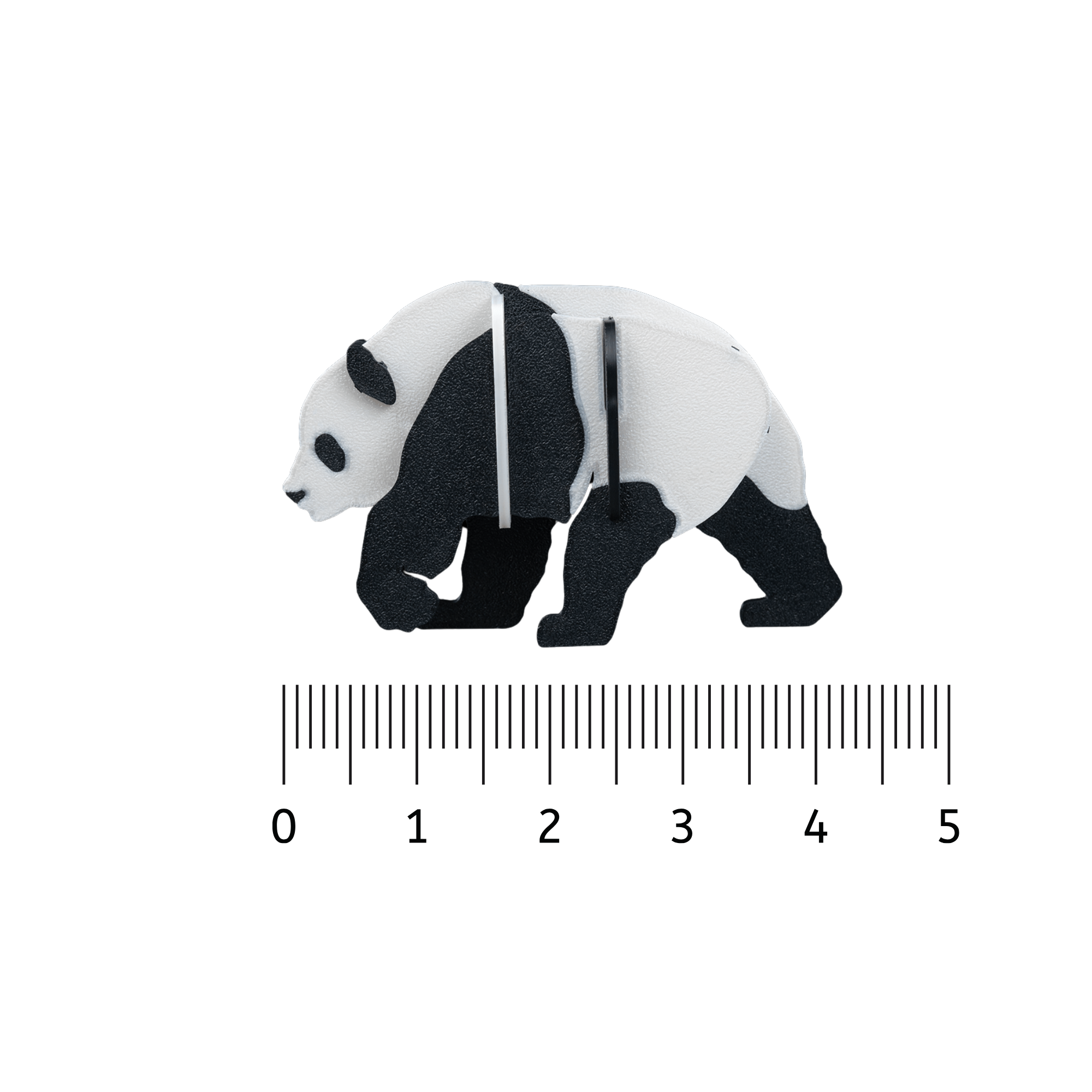 3D Printed Panda Kit - Set of 2 - Articulated PLA Model - DIY Puzzle & Unique Desk Decor