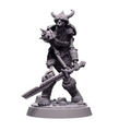 Undead Viking Warrior - 3D Printed Resin Miniature | 32mm / 75mm