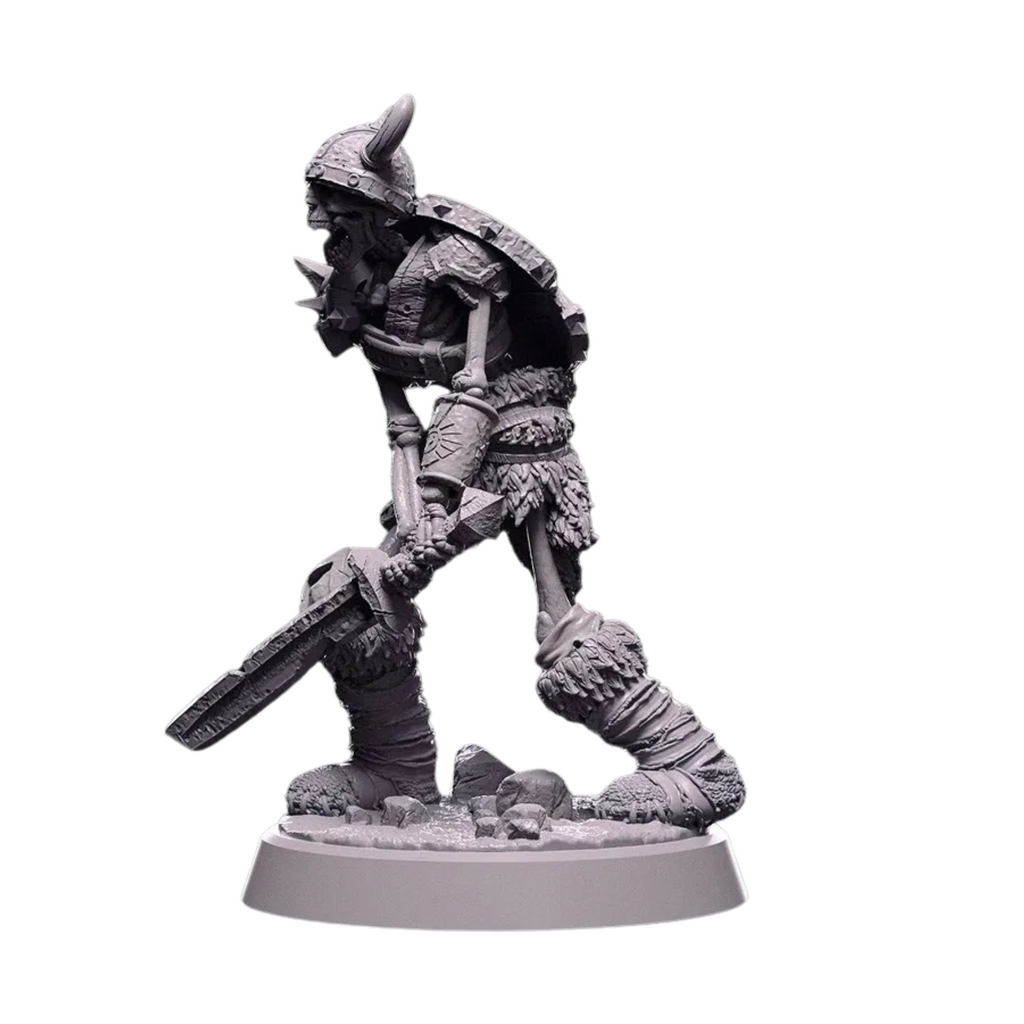 Undead Viking Warrior - 3D Printed Resin Miniature | 32mm / 75mm