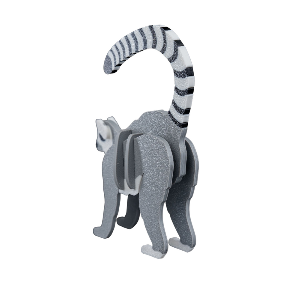 3D Printed Articulated Lemur Kit (2-Pack) | DIY & Collectible