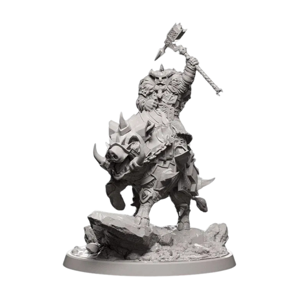 3D Printed Fantasy Miniature - High Detail Resin Model - 32mm / 75mm Unpainted