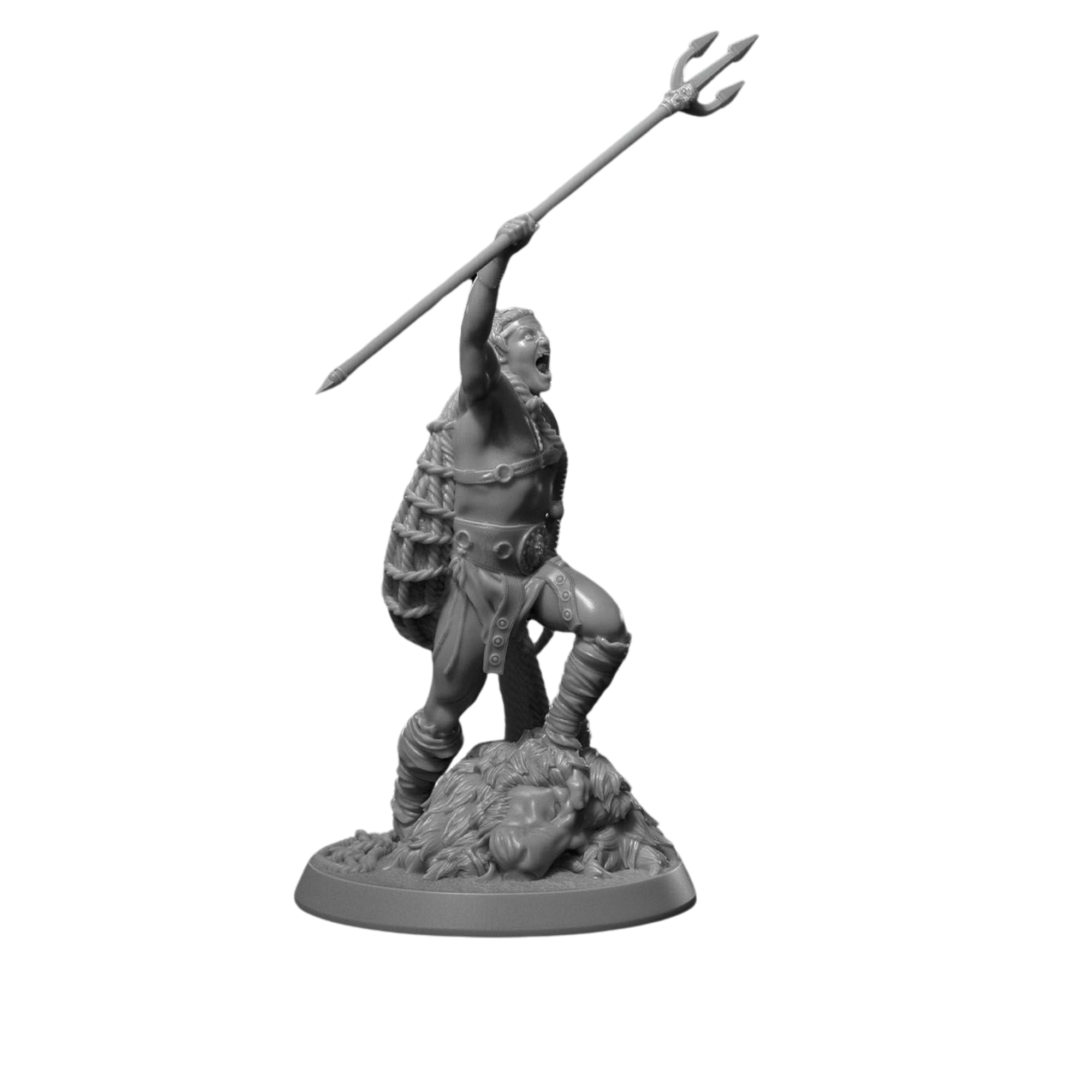 Heroic Gladiator Miniature – 32mm & 75mm Scale for Tabletop RPGs
