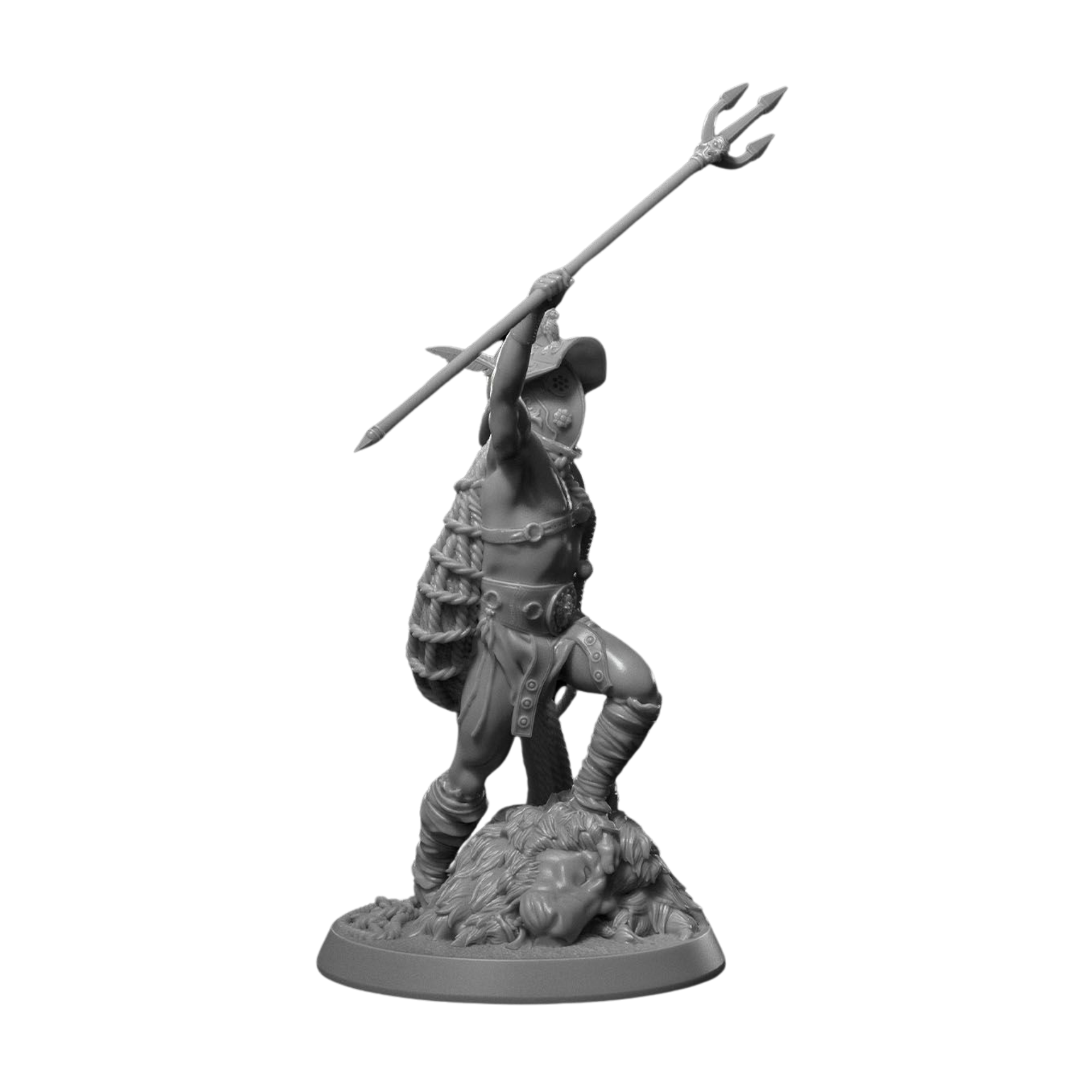 Heroic Gladiator Miniature – 32mm & 75mm Scale for Tabletop RPGs