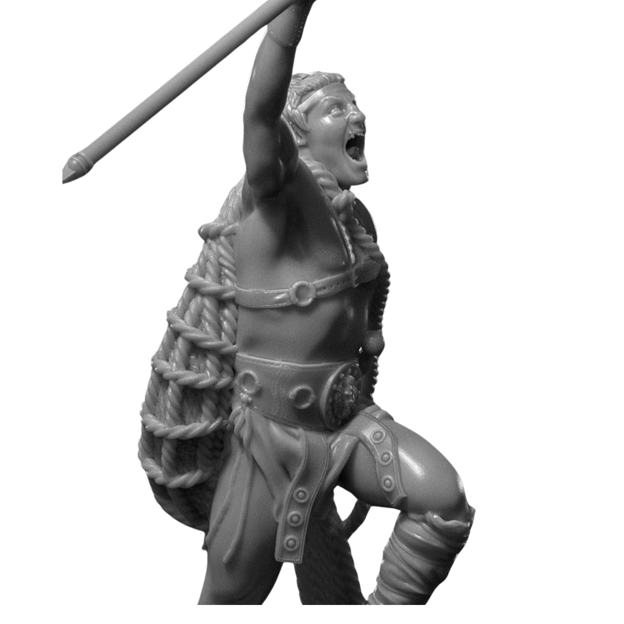 Heroic Gladiator Miniature – 32mm & 75mm Scale for Tabletop RPGs