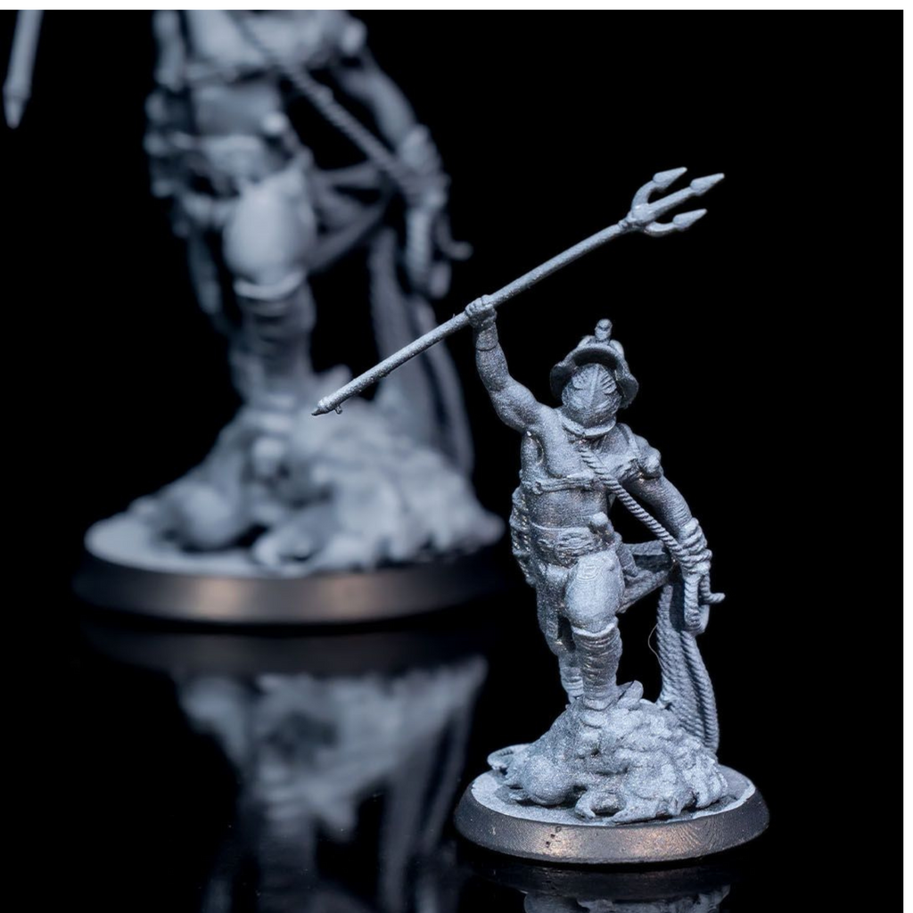 Heroic Gladiator Miniature – 32mm & 75mm Scale for Tabletop RPGs