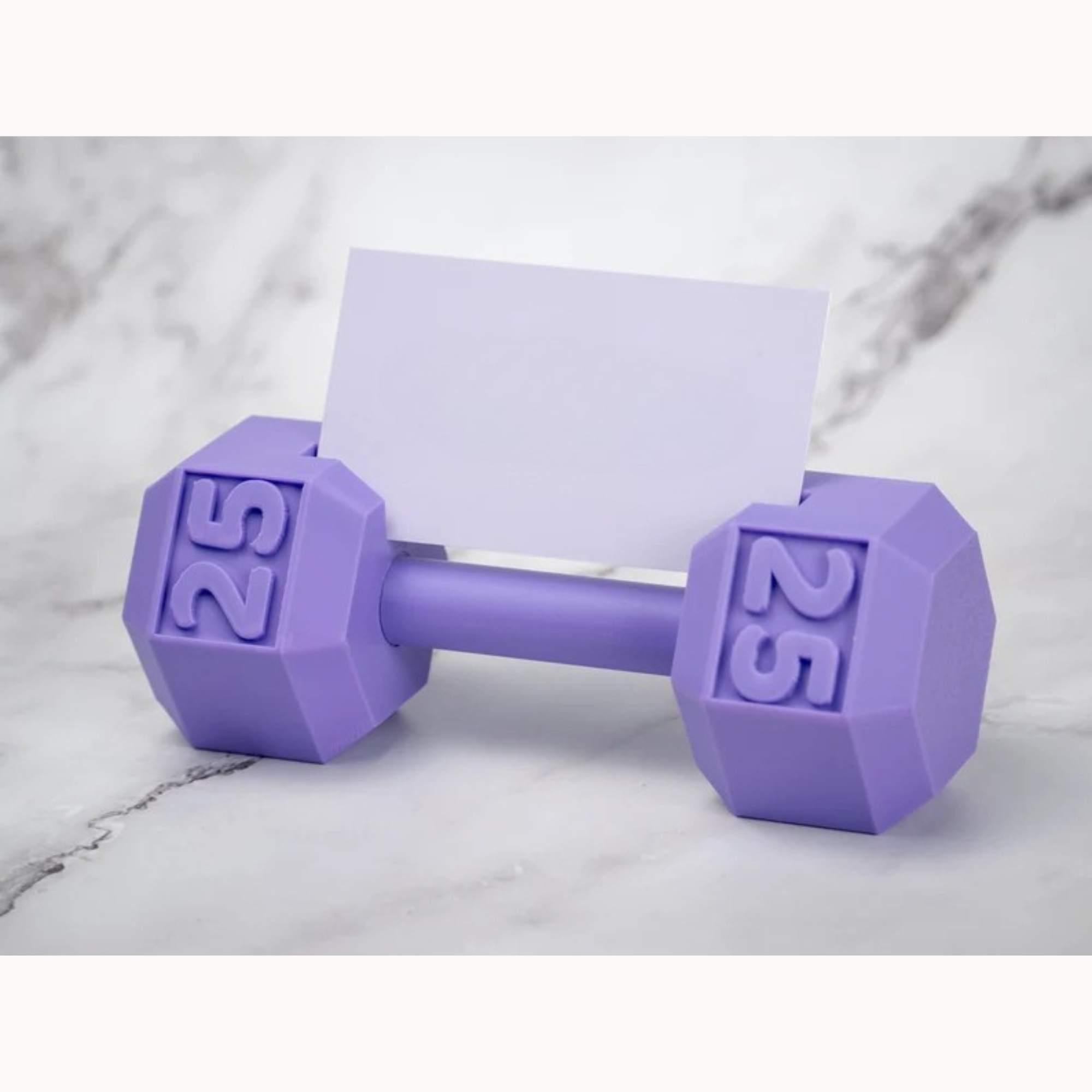Dumbbell Business Card Holder – Fitness Desk Display