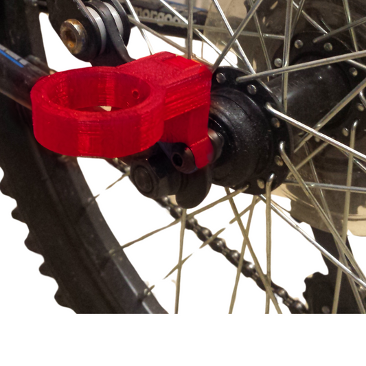 Bike Fishing Rod Holder - 3D Printed PETG Red