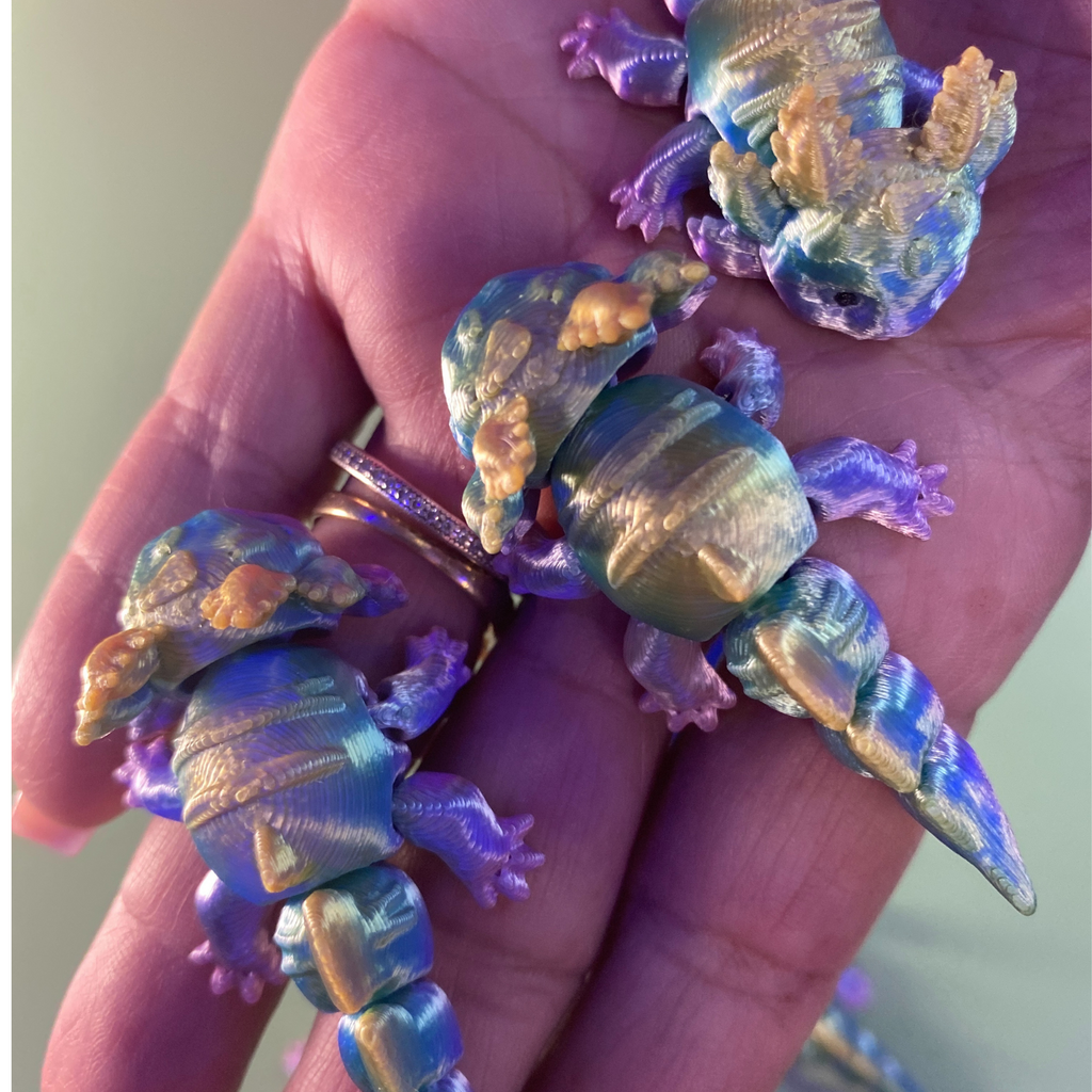 Mini 3 Inch Baby Dragon 3D Printed Articulated Toy