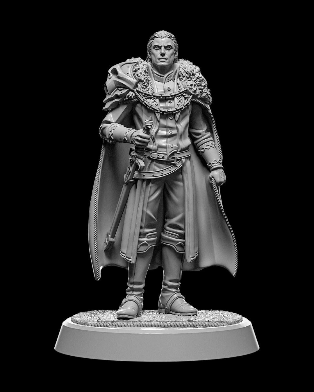 Noble Lord Miniature – 32mm Scale for Tabletop RPGs – BuildInkusa