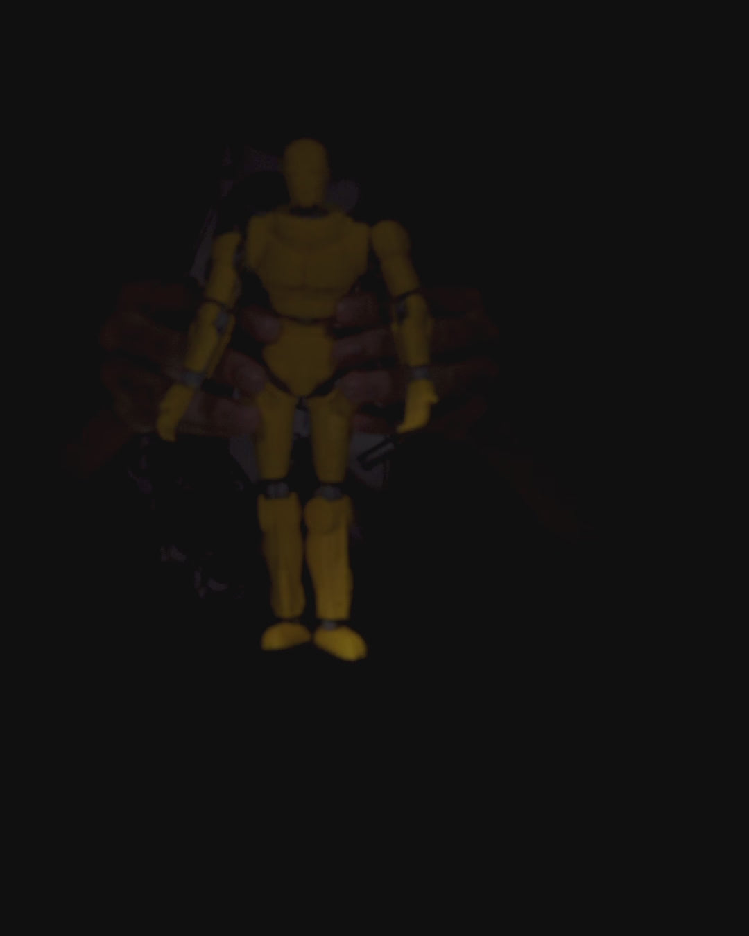 3D Printed Articulated Robot Figures – Set of 2 (PLA) | Mystery Colors!