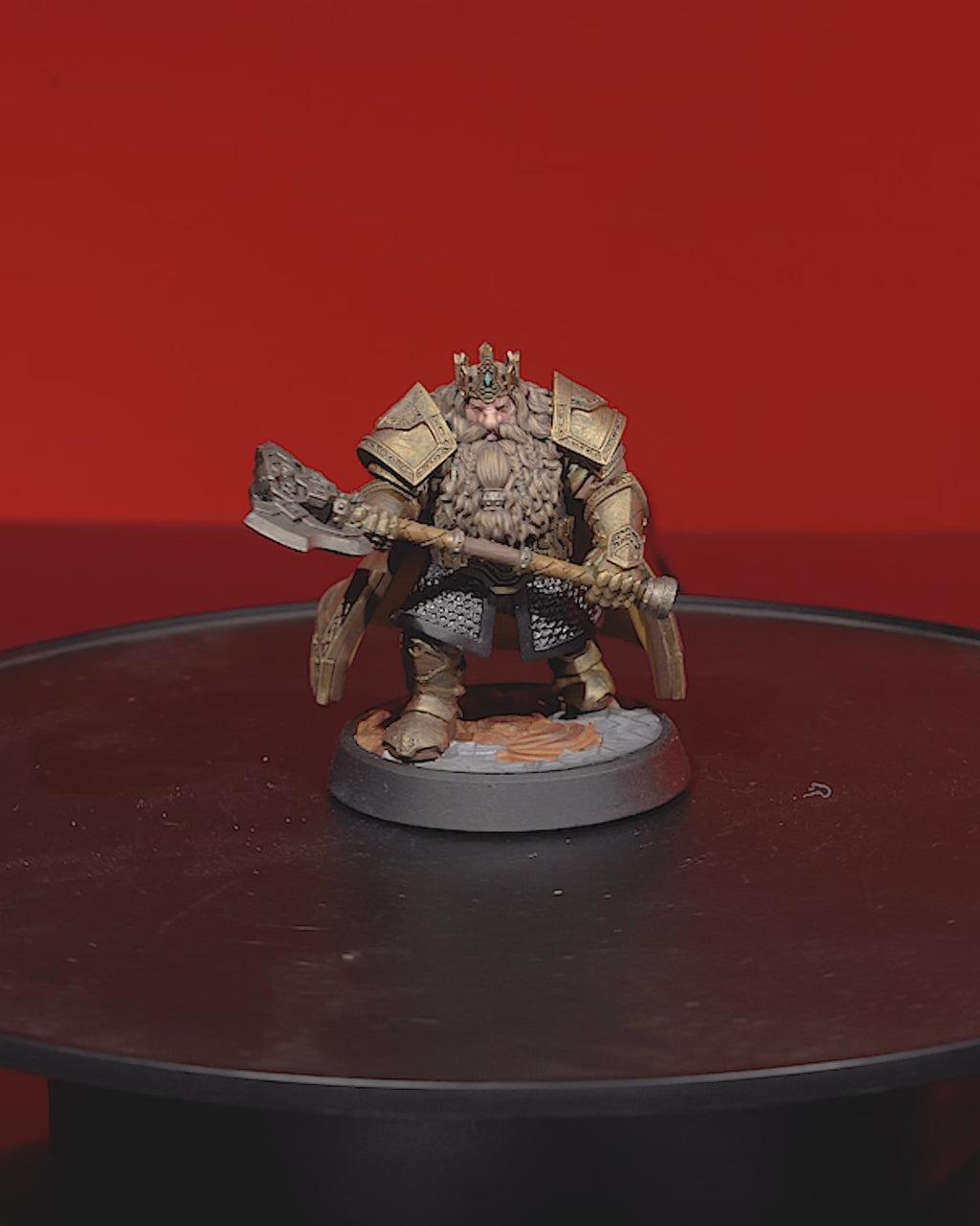 Dwarf King Miniature - High-Detail Resin Figure for Tabletop RPGs and Wargames