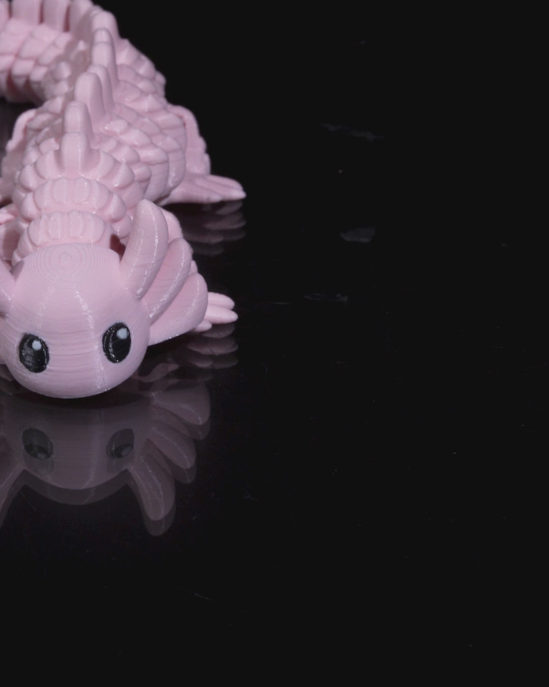 3D-Printed Flexi Axolotl – Adorable, Articulated & Fun!