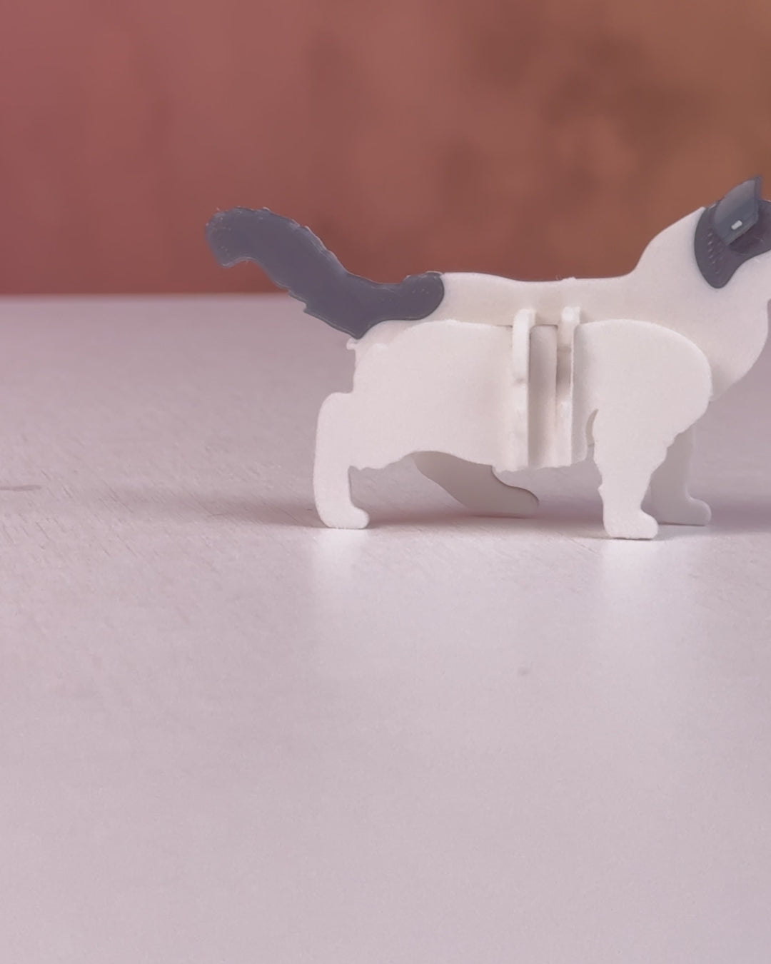 3D Printed Cat Kit - Set of 2 - Articulated PLA Model - DIY Puzzle & Unique Desk Decor
