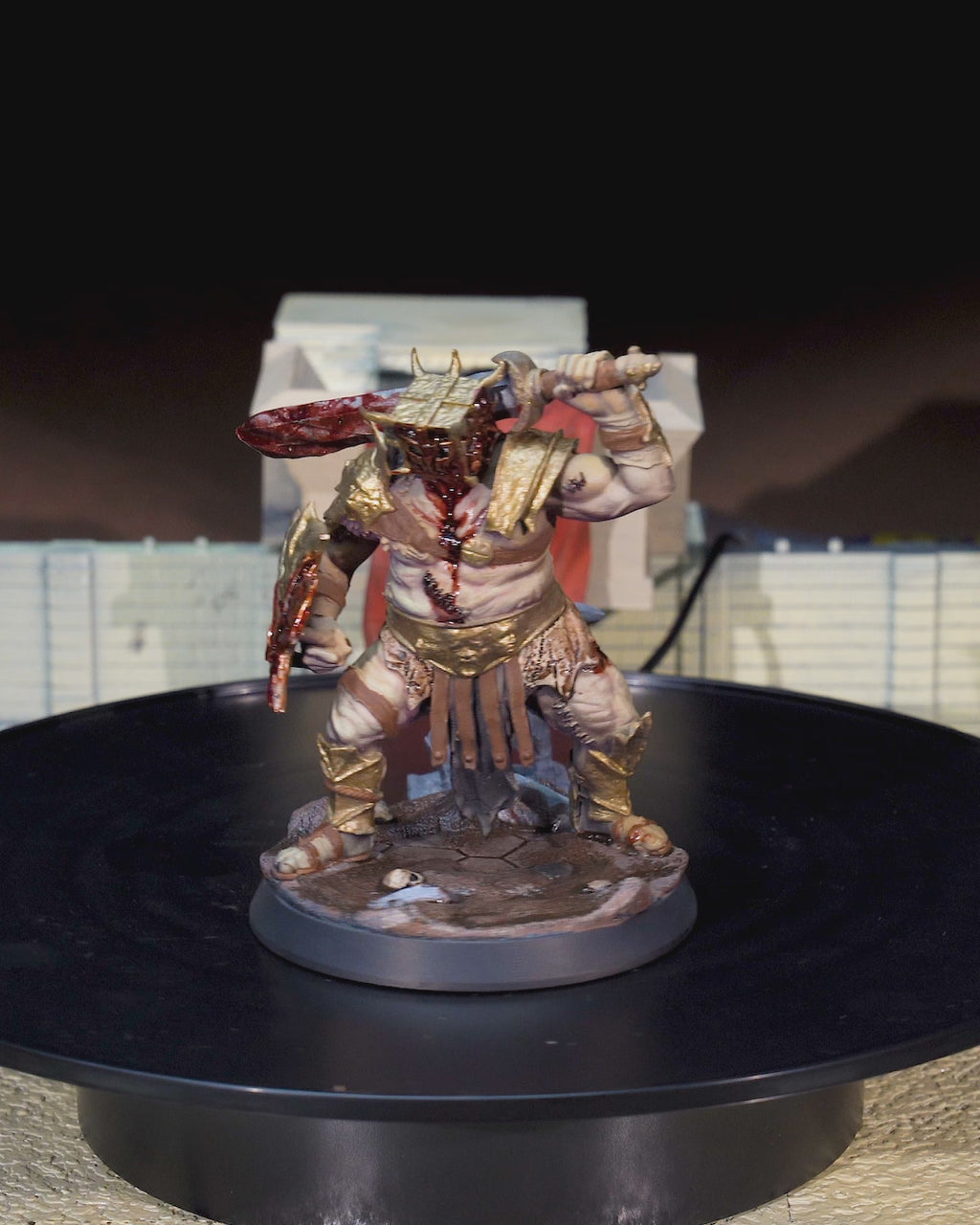 Warlord Orc Champion – 32mm & 75mm Miniature for Tabletop RPGs