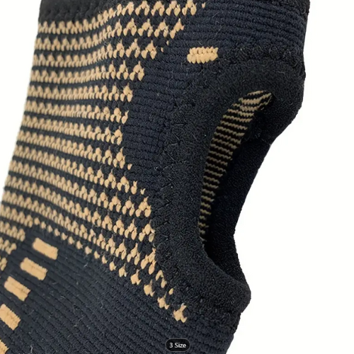 Copper Wrist Compression Sleeves, Comfortable and Breathable for Arthritis, Tendonitis, Sprains, Workout, Carpal Tunnel, Wrist Support for Women and Men (Pair)