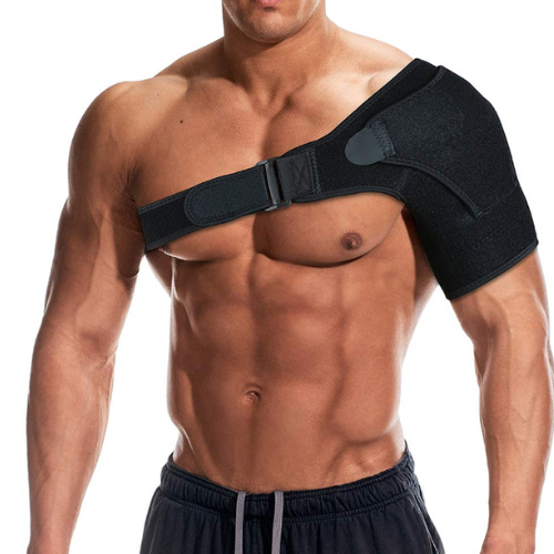 Adjustable Shoulder Support Brace with Pressure Pad for Men & Women ...